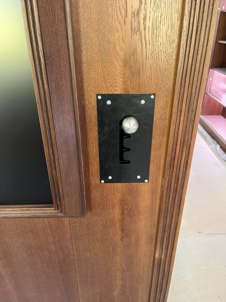 Mechaniczny kontroler – detal panelu sterowania