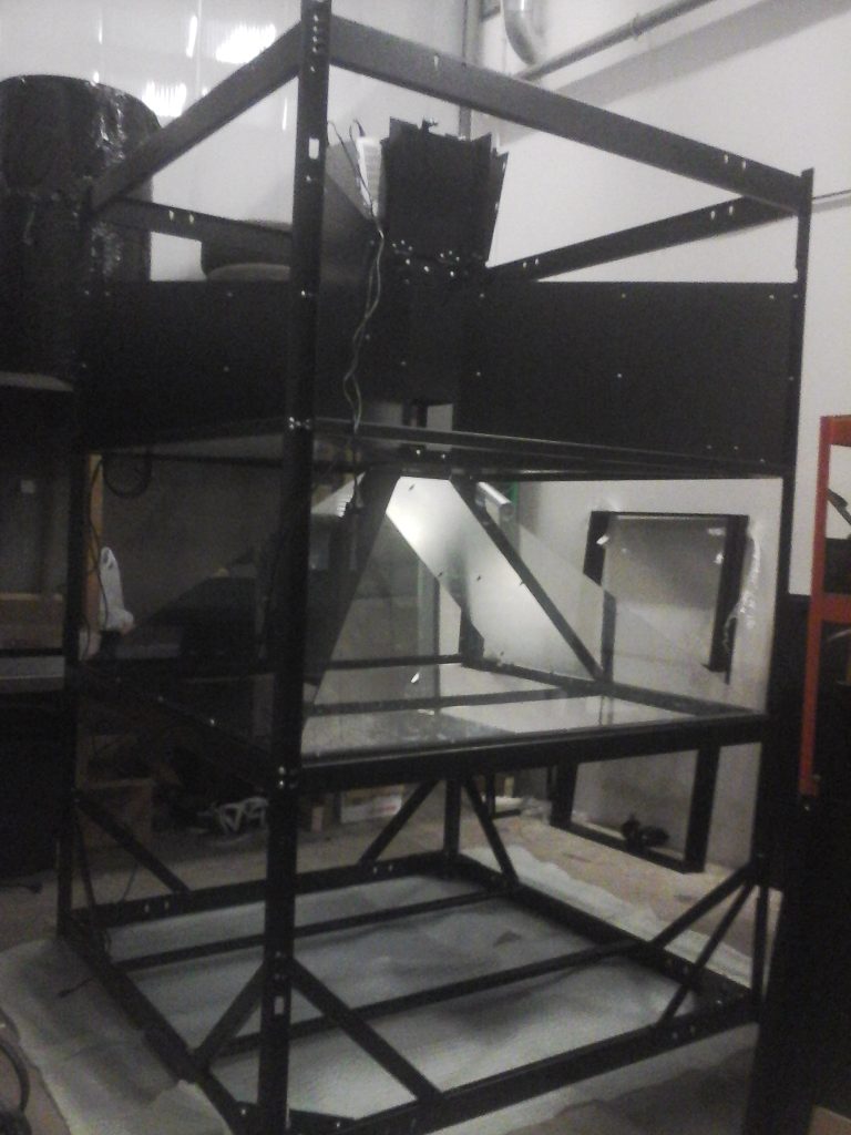 Piramida holograficzna – prototyp konstrukcji (etap prac)