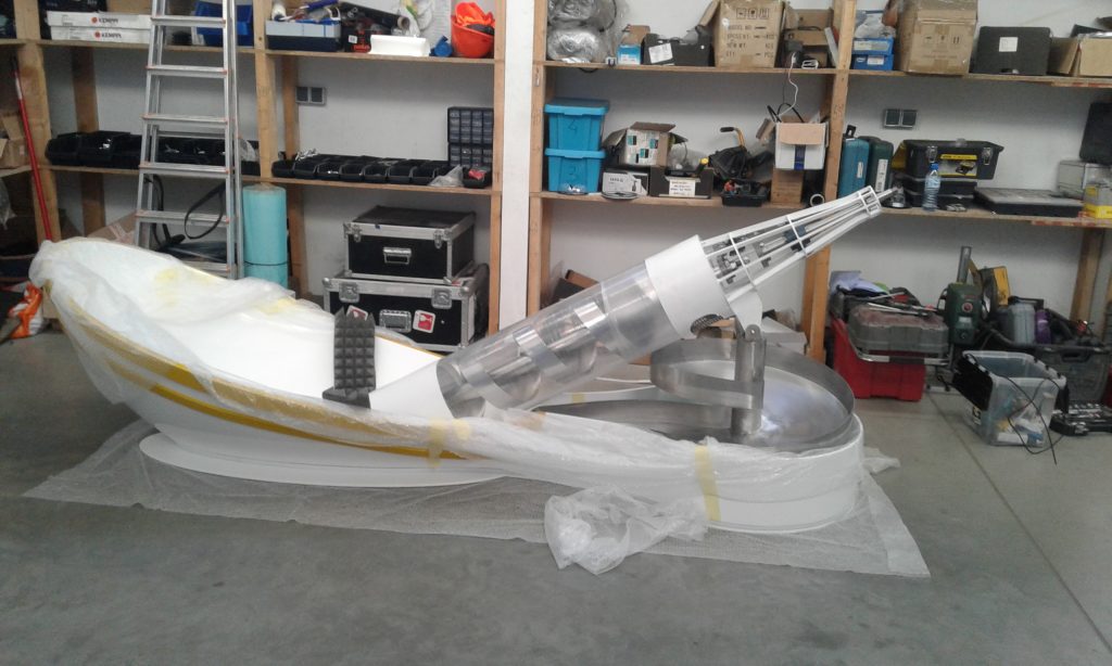 Śruba Archimedesa – prototyp (ujęcie 1)