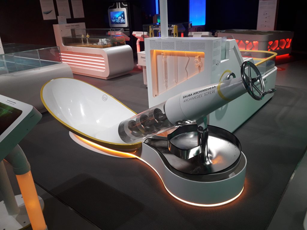 Śruba Archimedesa – test roboczy