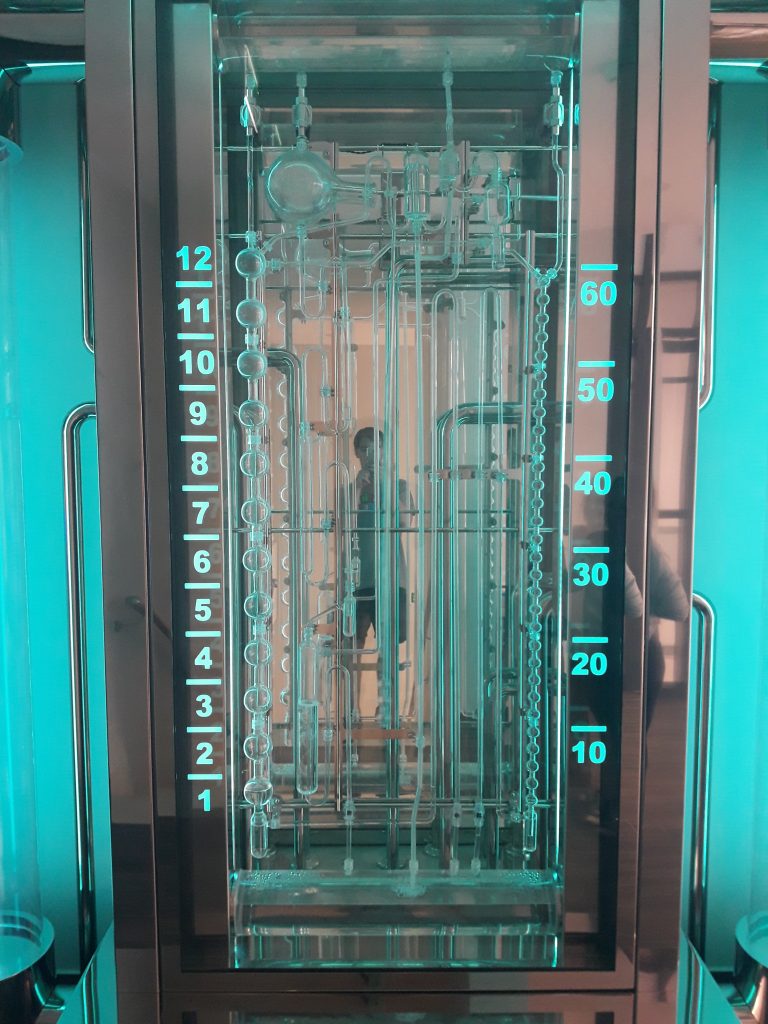 Zegar Wodny – detale konstrukcji (zbliżenie)