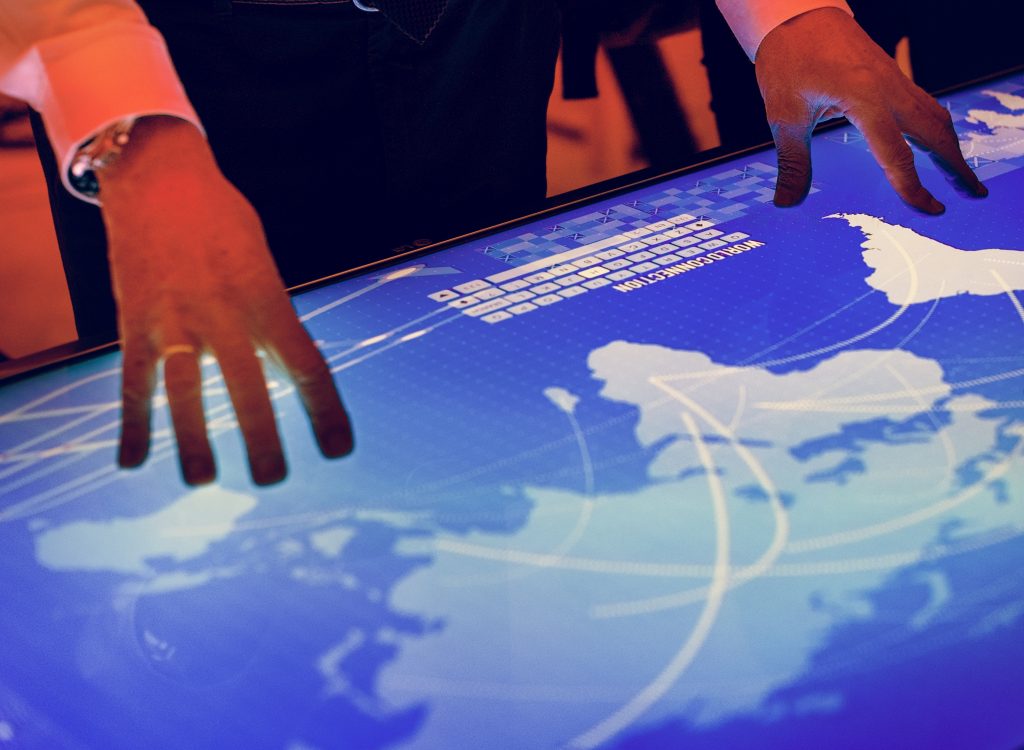 Stanowisko interaktywne – kiosk dotykowy (Koncept Tree, Wrocław)